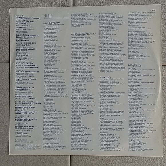 Lionel Richie - Can't Slow Down LP - Picture 5 of 8